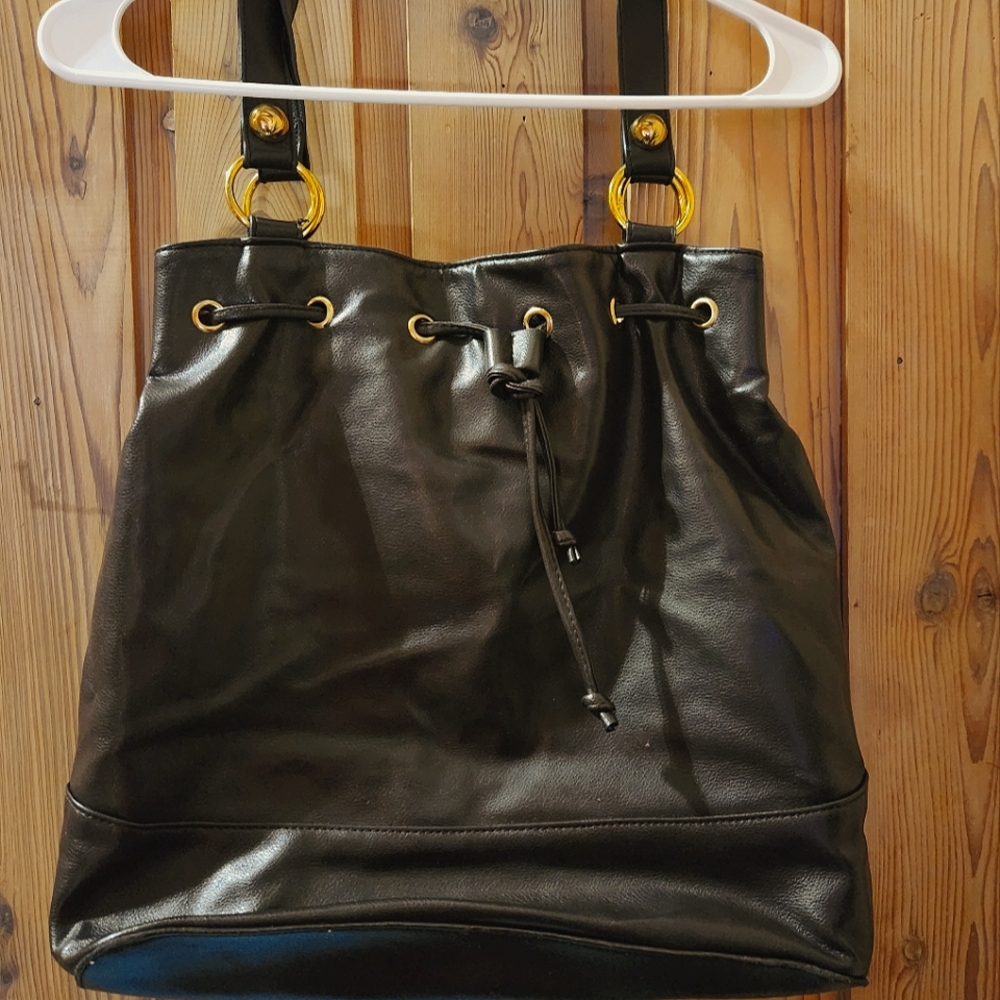 brand not found - Purple colored drawstring bucket bag